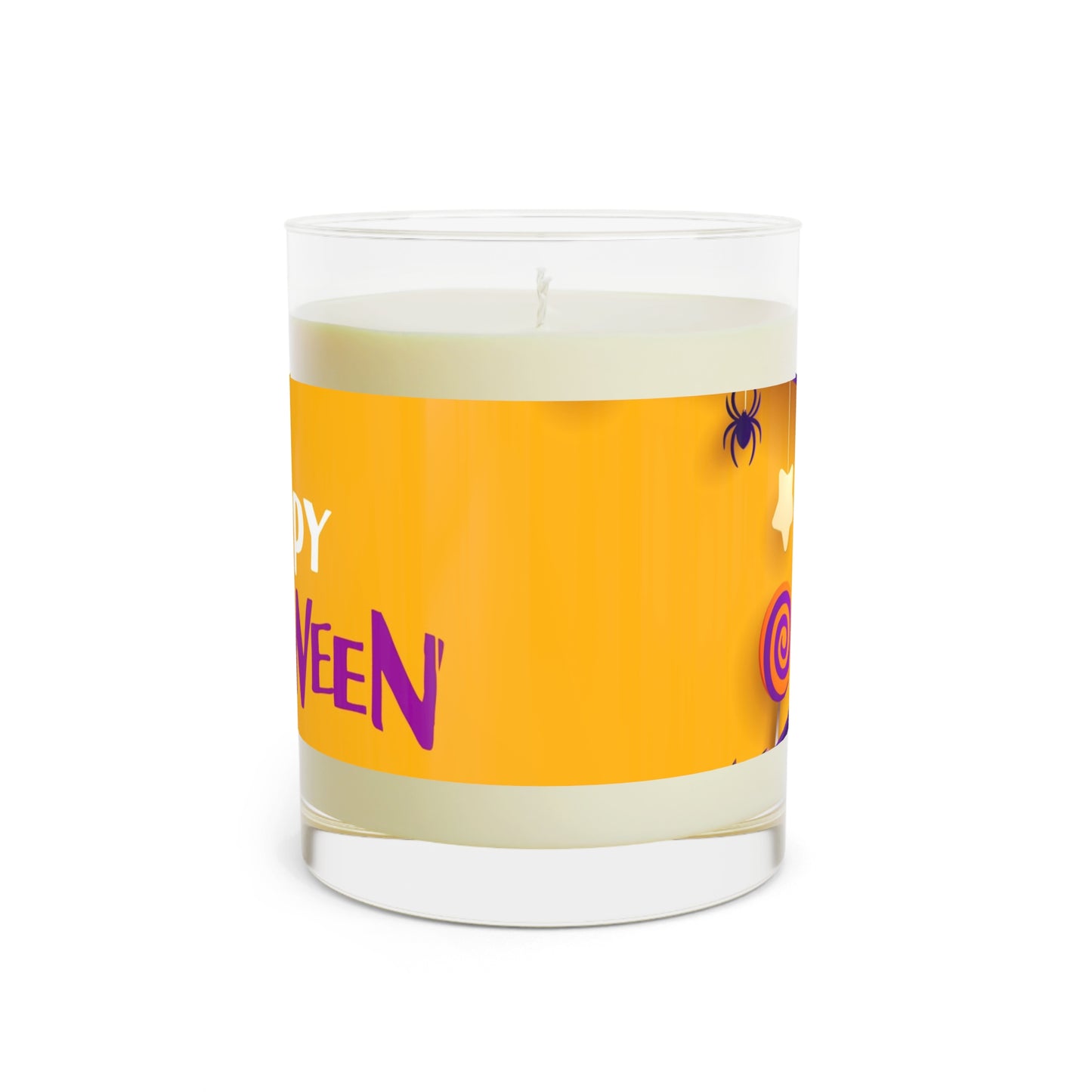Halloween Scented Candle - Full Glass, 11oz, Spooky Decor for Fall, Autumn Gifts, Witchy Vibes, Fragrant Home Candle, Trick or Treat!