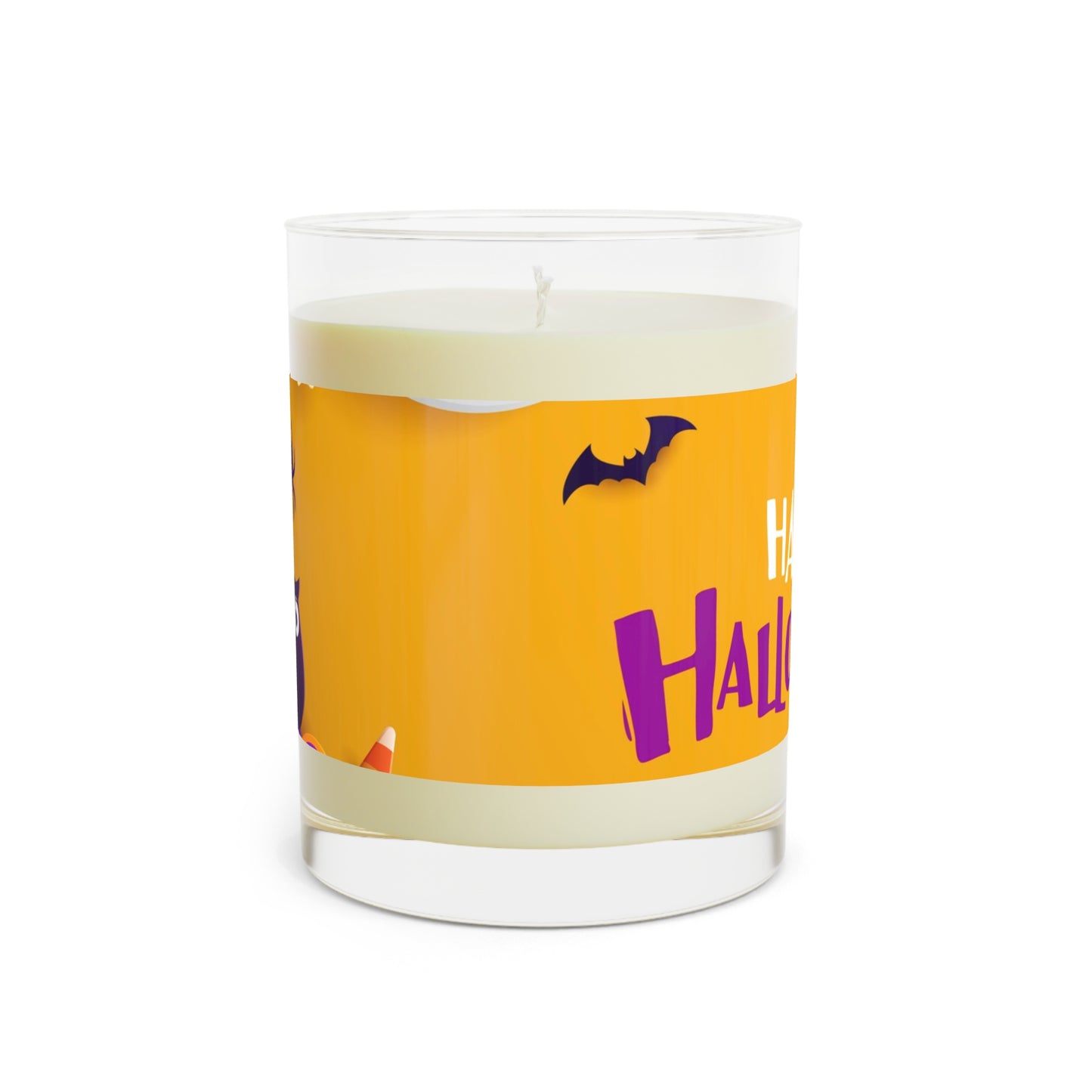 Halloween Scented Candle - Full Glass, 11oz, Spooky Decor for Fall, Autumn Gifts, Witchy Vibes, Fragrant Home Candle, Trick or Treat!