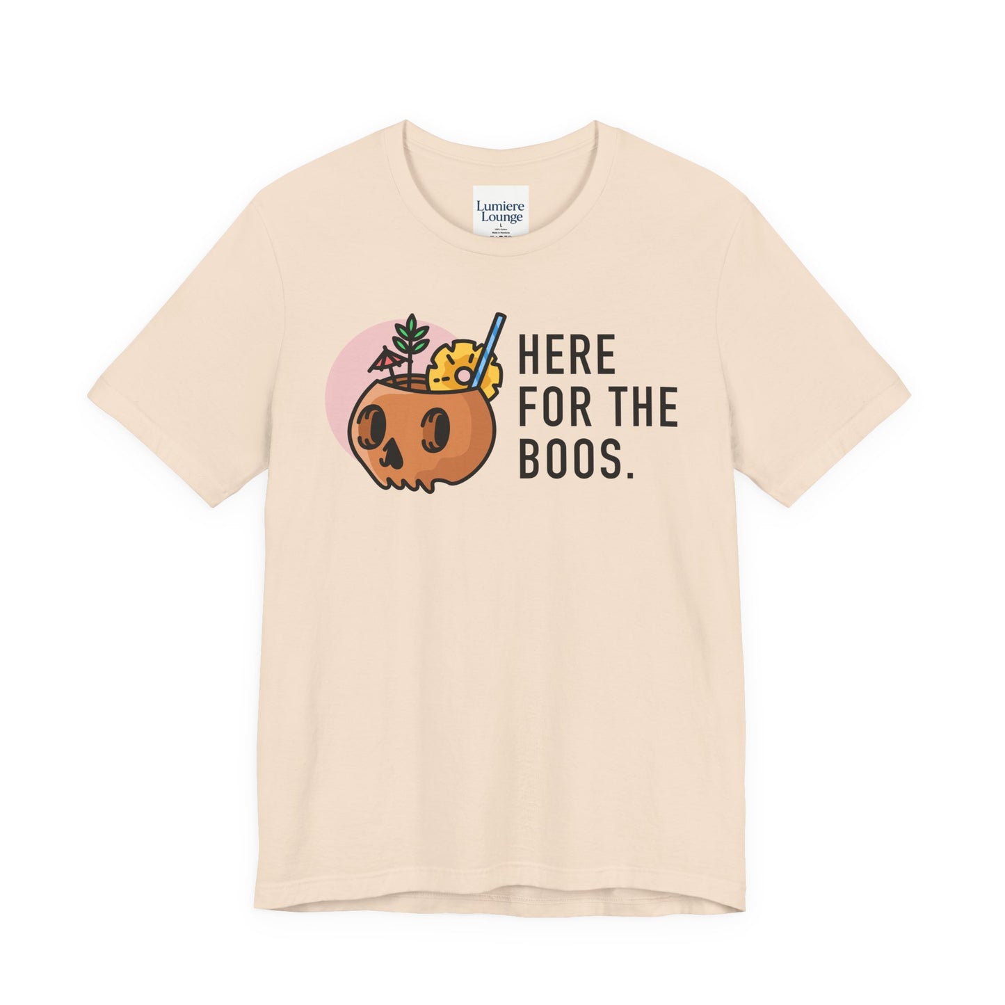 Halloween Graphic Tee - Here for the Boos Funny T-Shirt, Unisex Spooky shirt