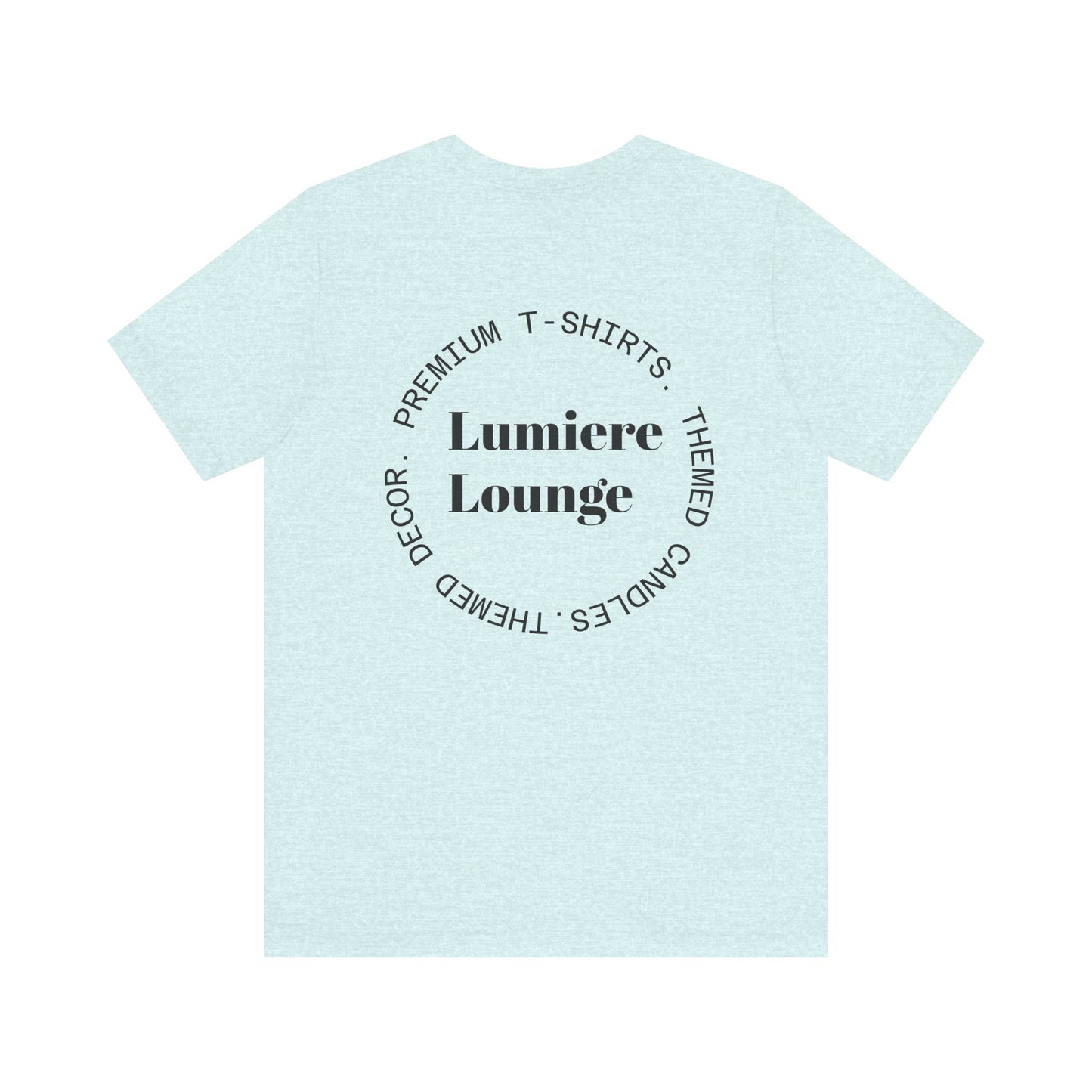 Lumiere Lounge Unisex Jersey Tee - Cozy Casual Wear for Every Occasion, Gift for Friends, Graphic T-Shirt, Lounge Wear, Summer Style