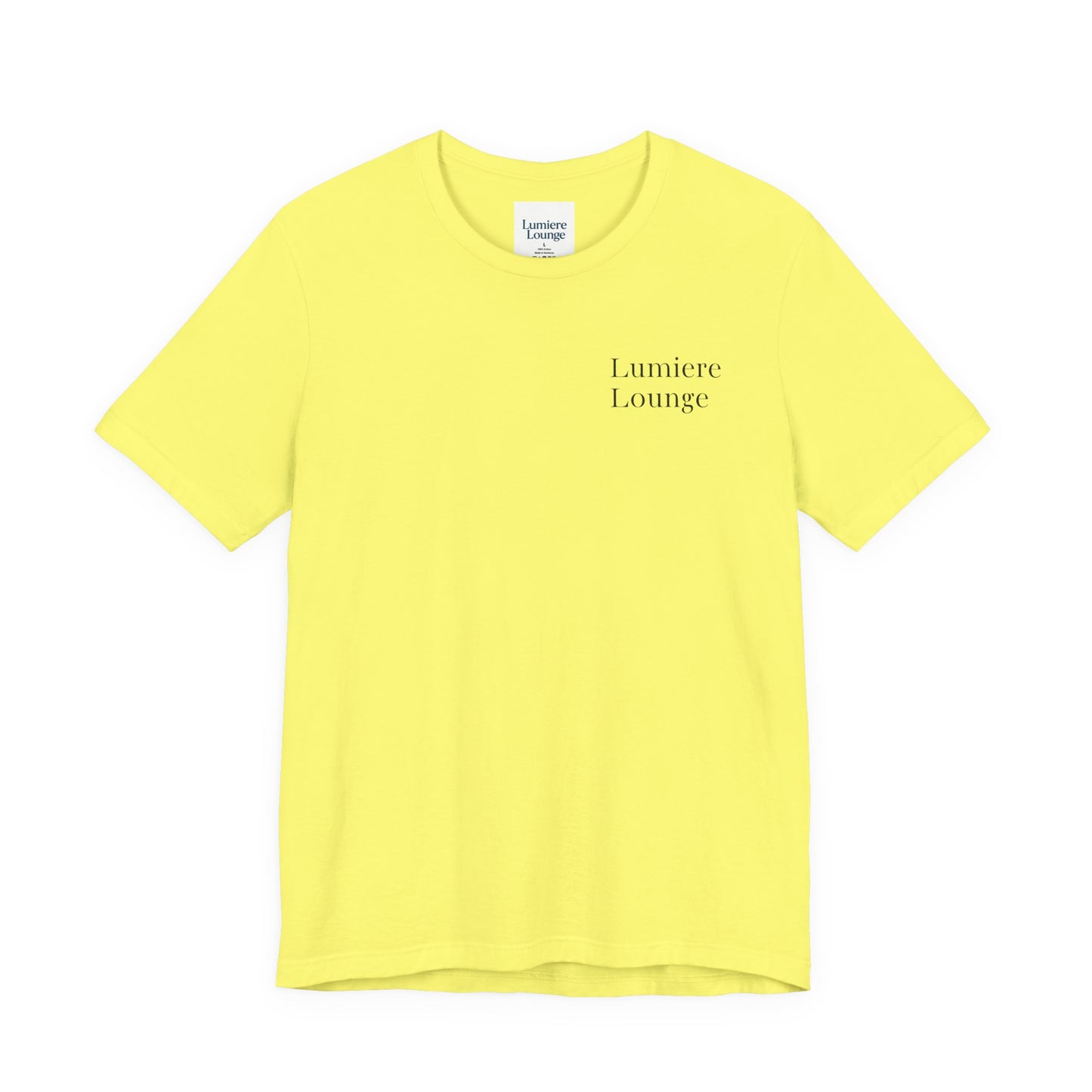 Lumiere Lounge Unisex Jersey Tee - Cozy Casual Wear for Every Occasion, Gift for Friends, Graphic T-Shirt, Lounge Wear, Summer Style