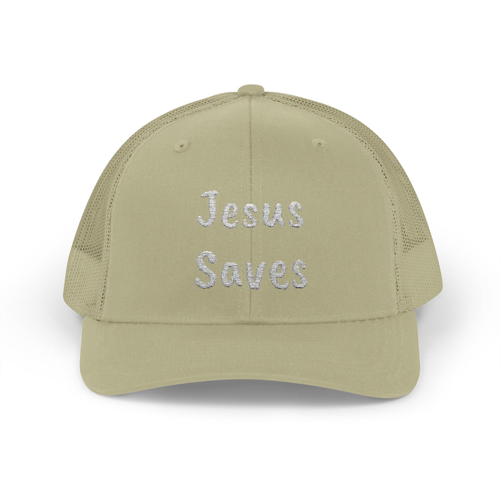 Christian Jesus Saves Snapback Trucker Cap Hat