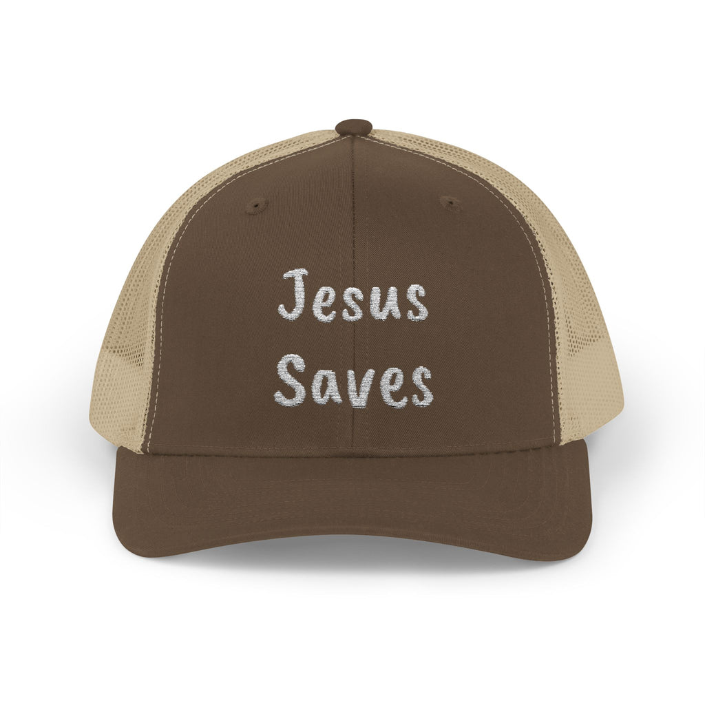 Christian Jesus Saves Snapback Trucker Cap Hat
