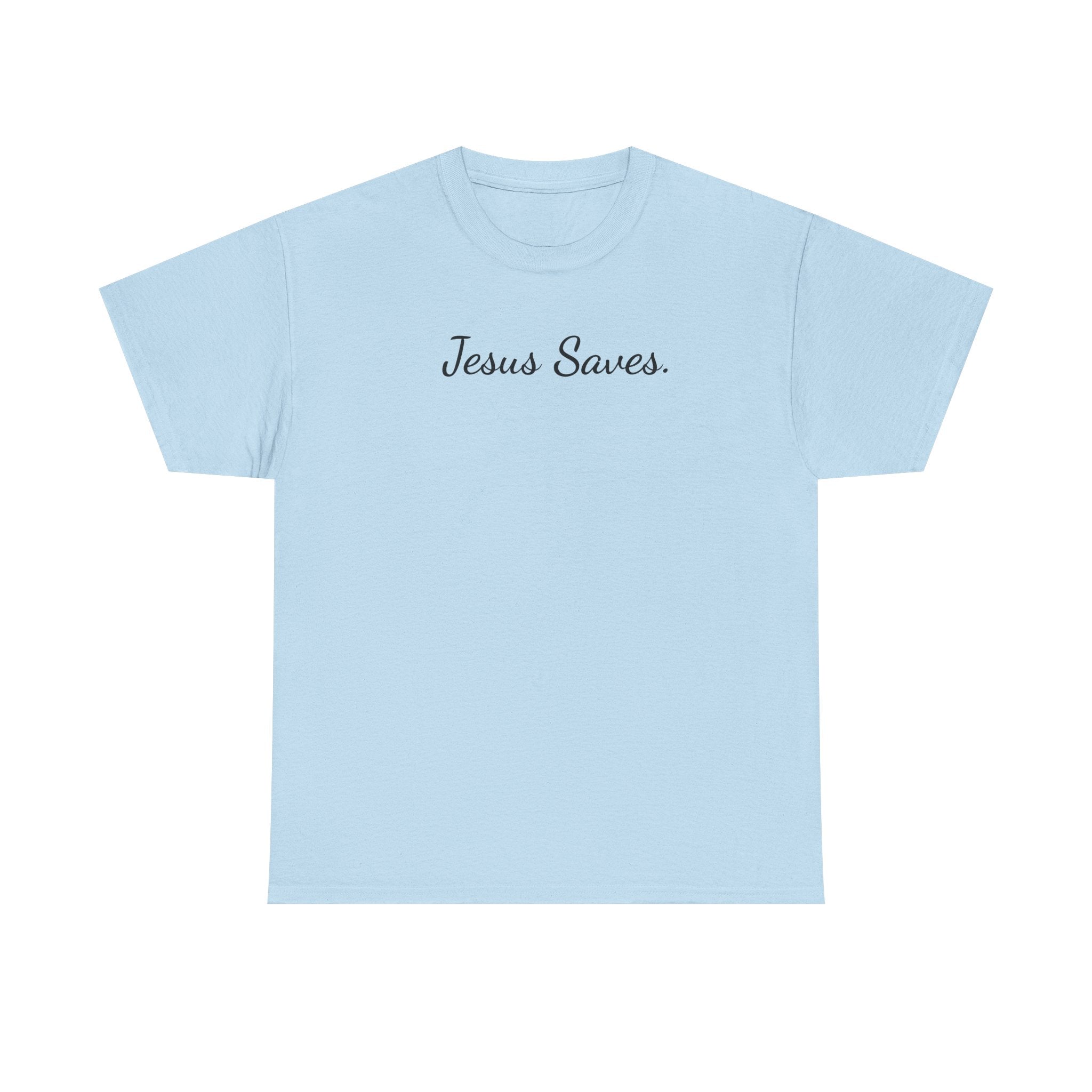Jesus Saves Heavy Cotton Tee