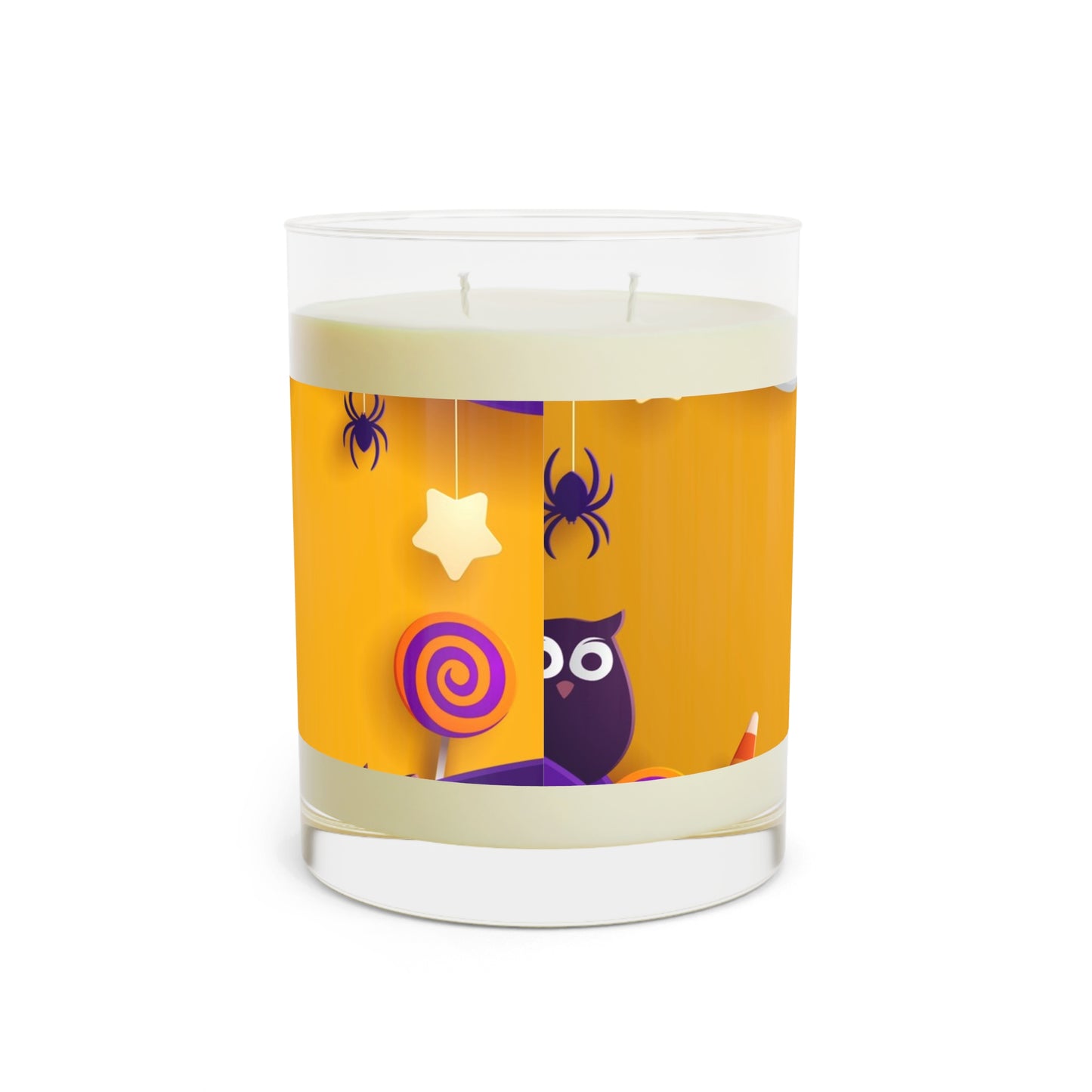 Halloween Scented Candle - Full Glass, 11oz, Spooky Decor for Fall, Autumn Gifts, Witchy Vibes, Fragrant Home Candle, Trick or Treat!