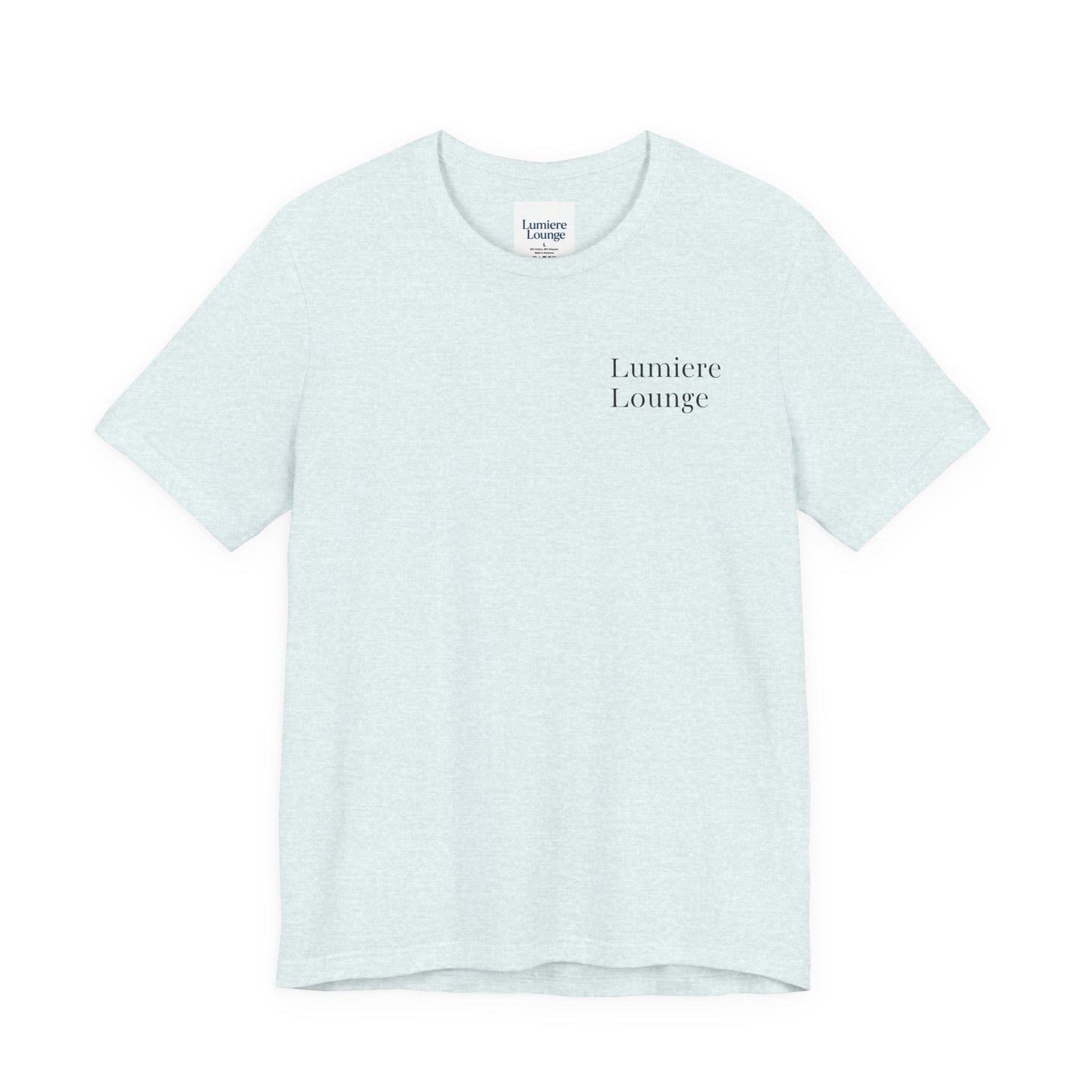 Lumiere Lounge Unisex Jersey Tee - Cozy Casual Wear for Every Occasion, Gift for Friends, Graphic T-Shirt, Lounge Wear, Summer Style