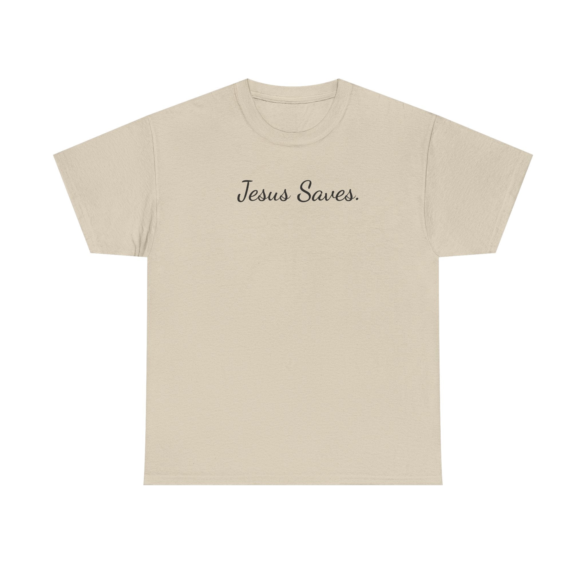 Jesus Saves Heavy Cotton Tee