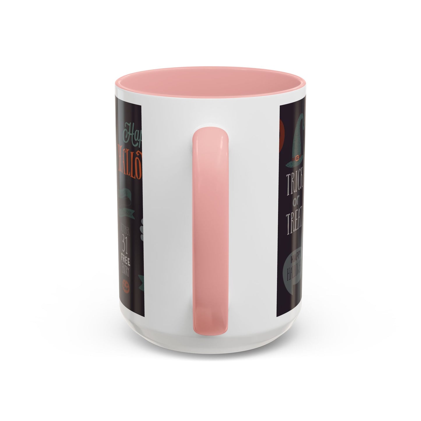 Halloween Themed Accent Coffee Mug, Spooky Mug for Trick or Treat, Perfect for Halloween Parties, Seasonal Decor, Gift Idea