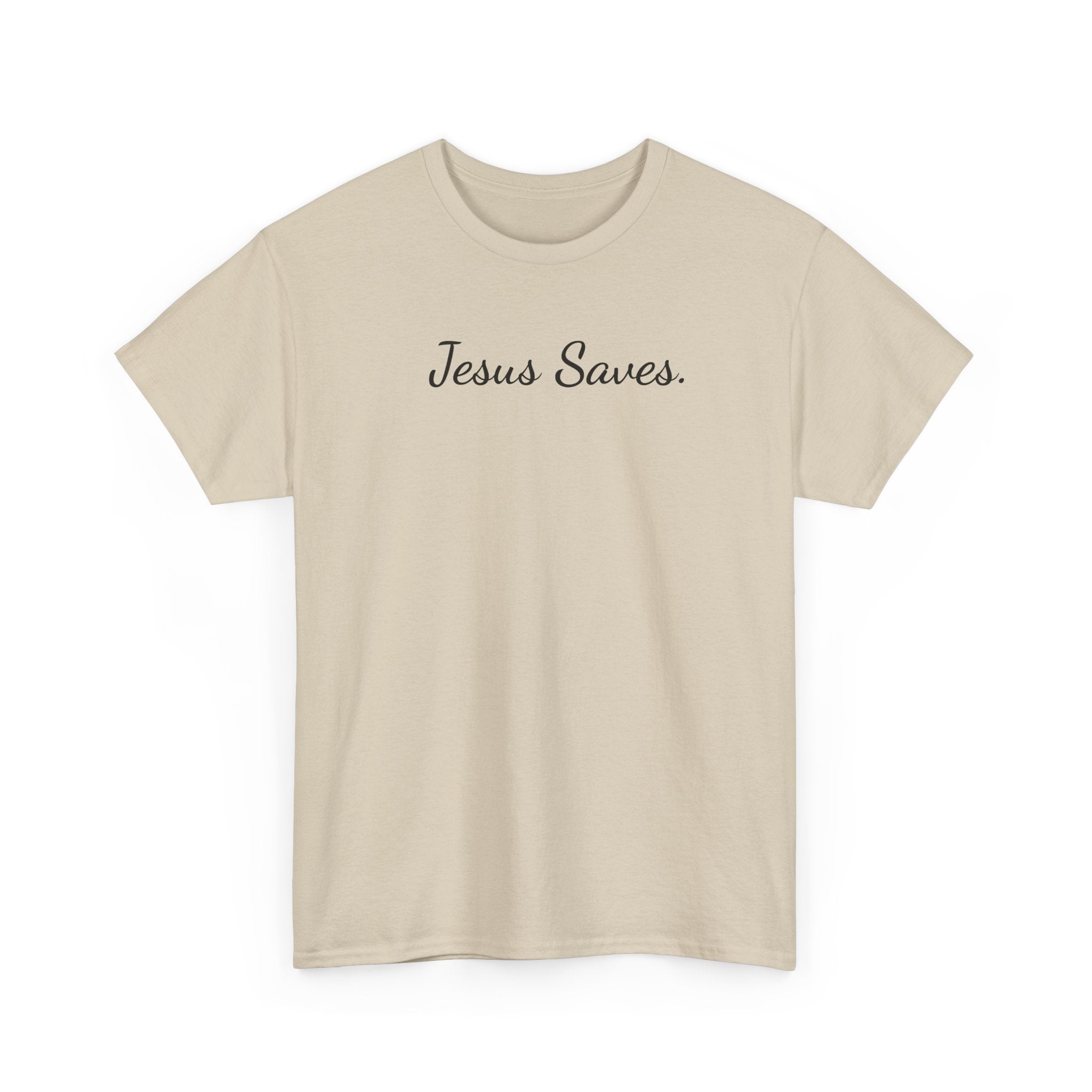 Jesus Saves Heavy Cotton Tee