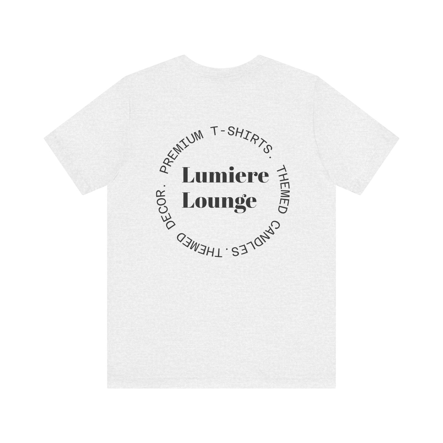 Lumiere Lounge Unisex Jersey Tee - Cozy Casual Wear for Every Occasion, Gift for Friends, Graphic T-Shirt, Lounge Wear, Summer Style