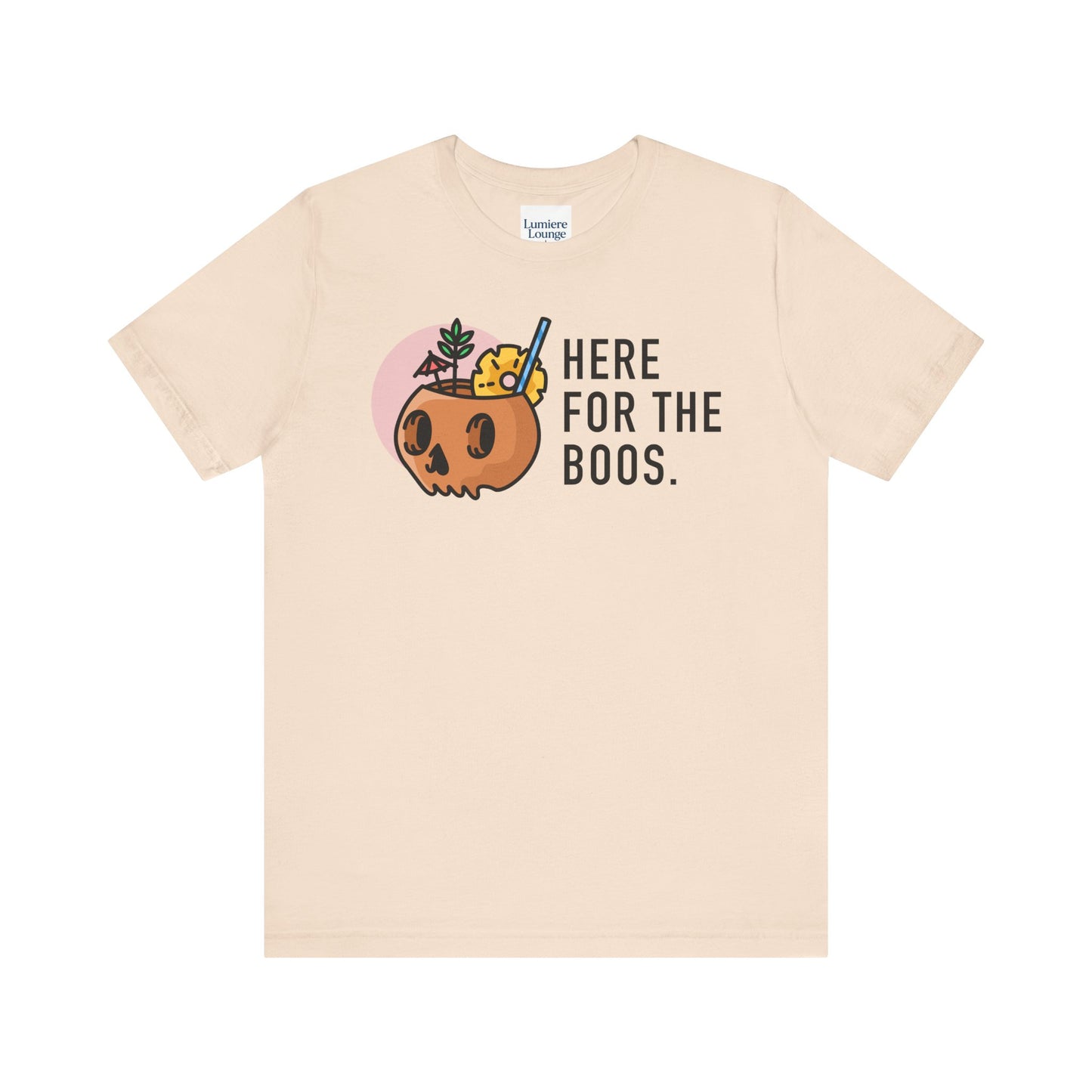 Halloween Graphic Tee - Here for the Boos Funny T-Shirt, Unisex Spooky shirt