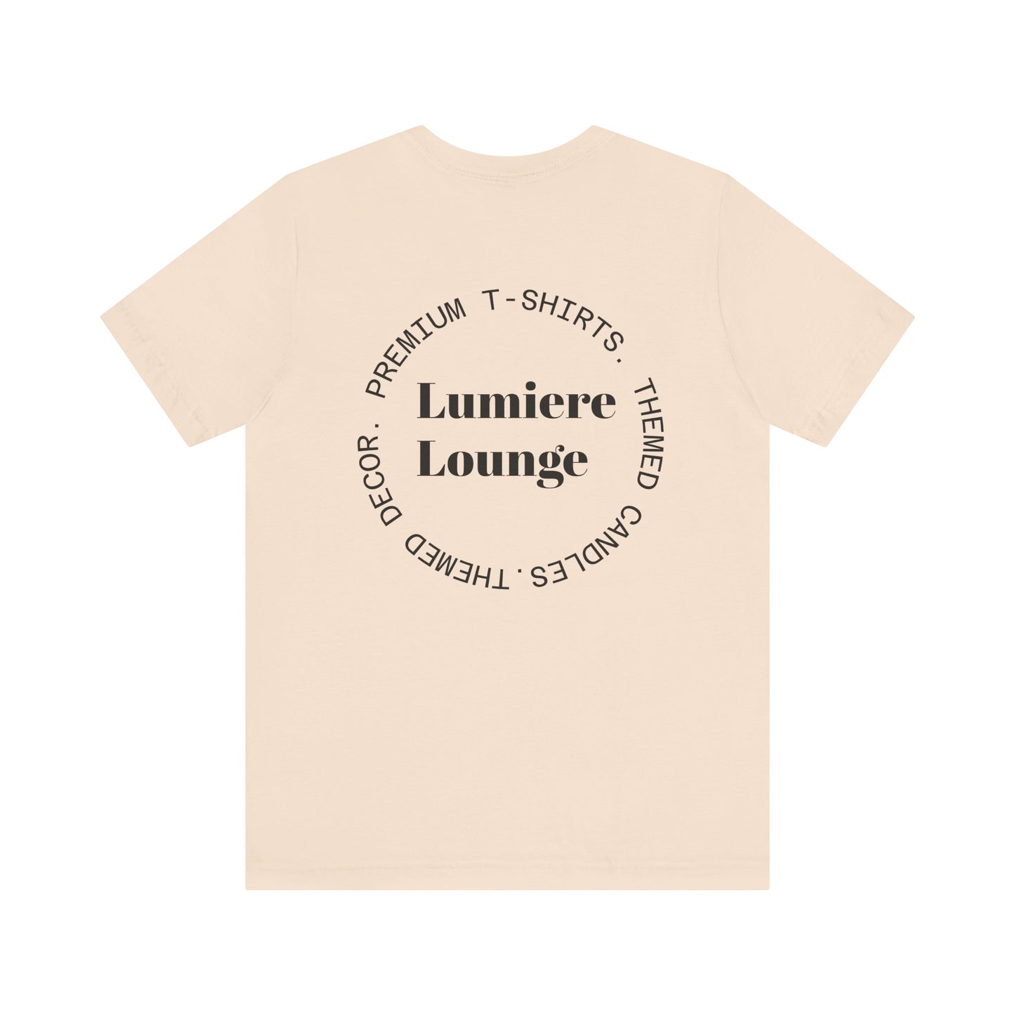 Lumiere Lounge Unisex Jersey Tee - Cozy Casual Wear for Every Occasion, Gift for Friends, Graphic T-Shirt, Lounge Wear, Summer Style