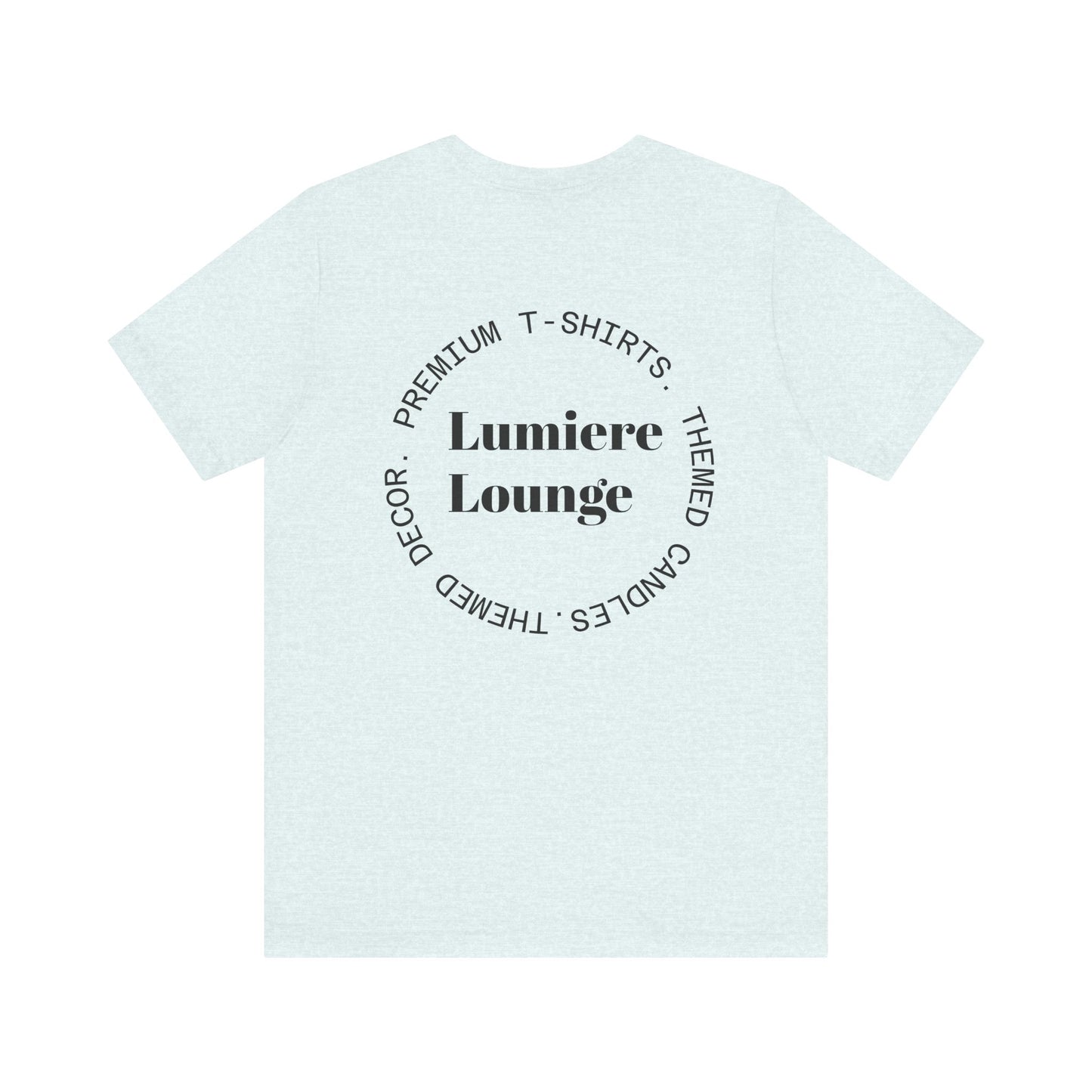 Lumiere Lounge Unisex Jersey Tee - Cozy Casual Wear for Every Occasion, Gift for Friends, Graphic T-Shirt, Lounge Wear, Summer Style