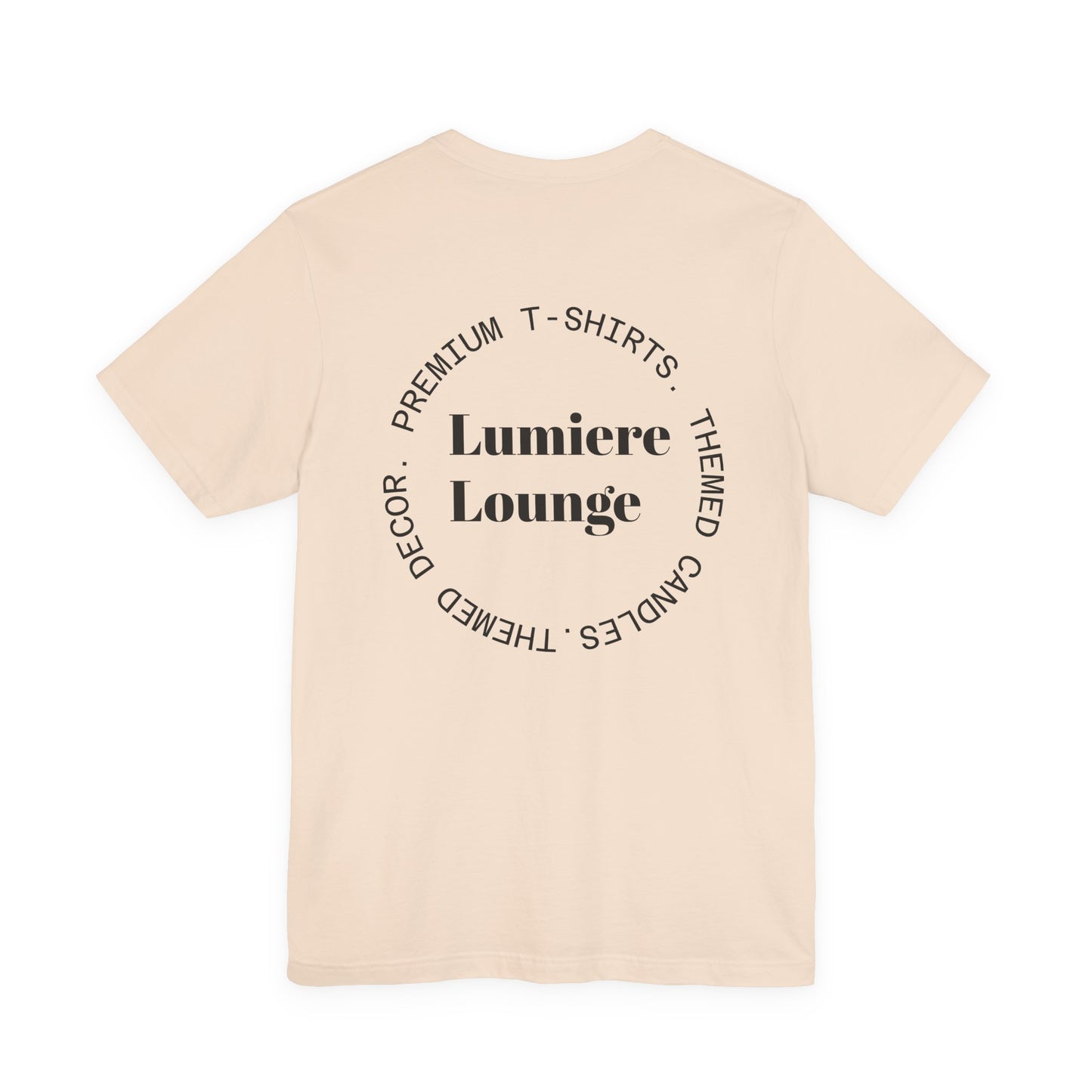 Lumiere Lounge Unisex Jersey Tee - Cozy Casual Wear for Every Occasion, Gift for Friends, Graphic T-Shirt, Lounge Wear, Summer Style