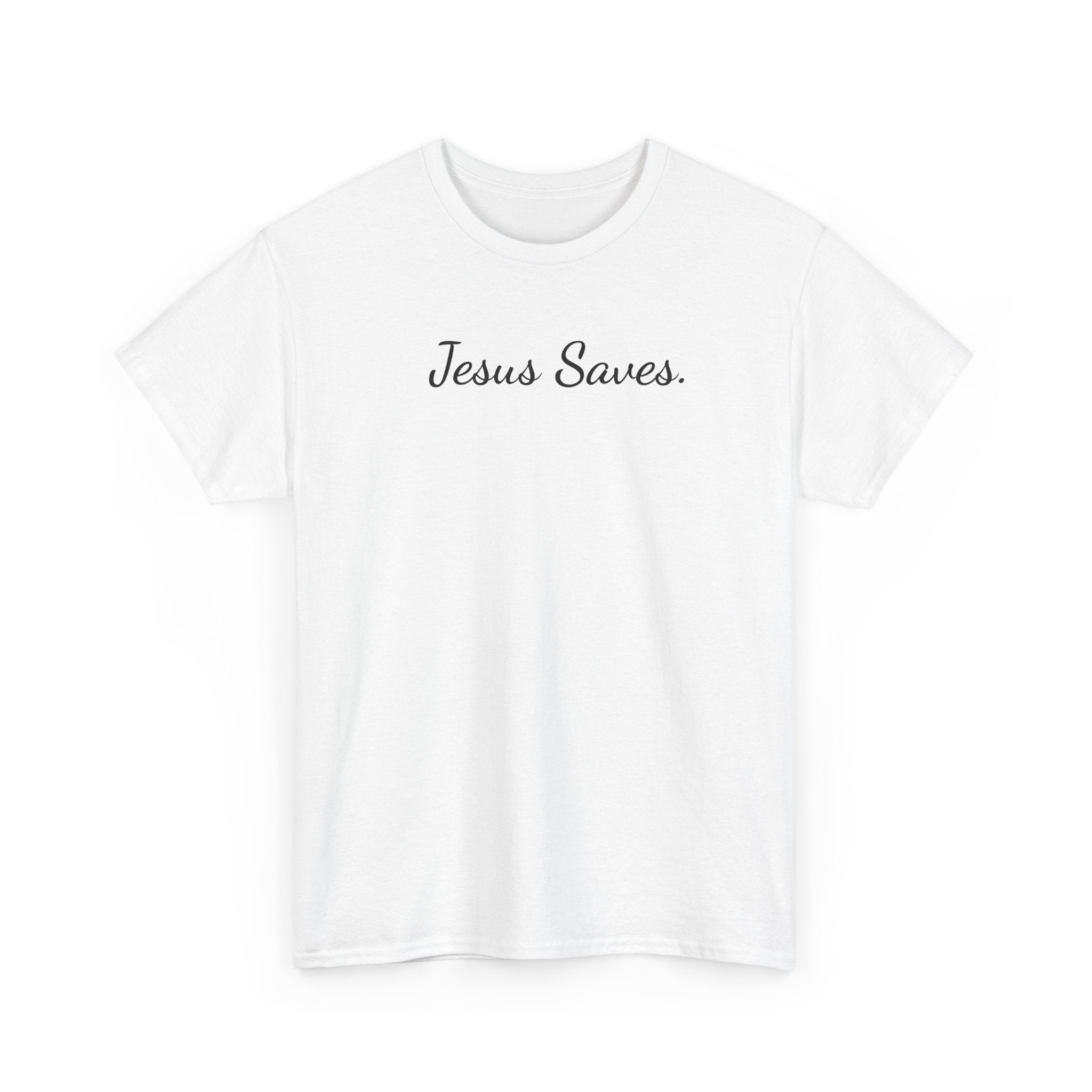 Jesus Saves Heavy Cotton Tee