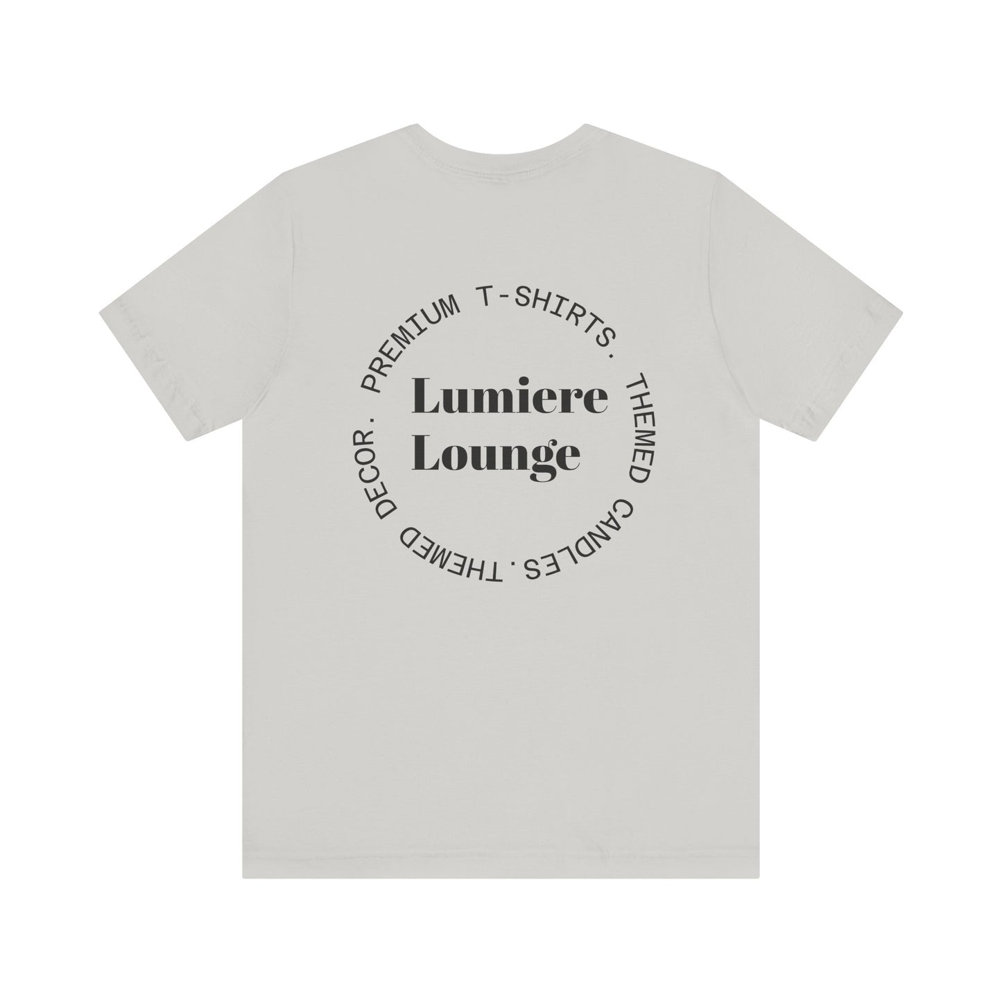 Lumiere Lounge Unisex Jersey Tee - Cozy Casual Wear for Every Occasion, Gift for Friends, Graphic T-Shirt, Lounge Wear, Summer Style