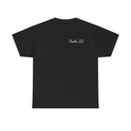 Cotton Tee with Psalm 23 Quoted