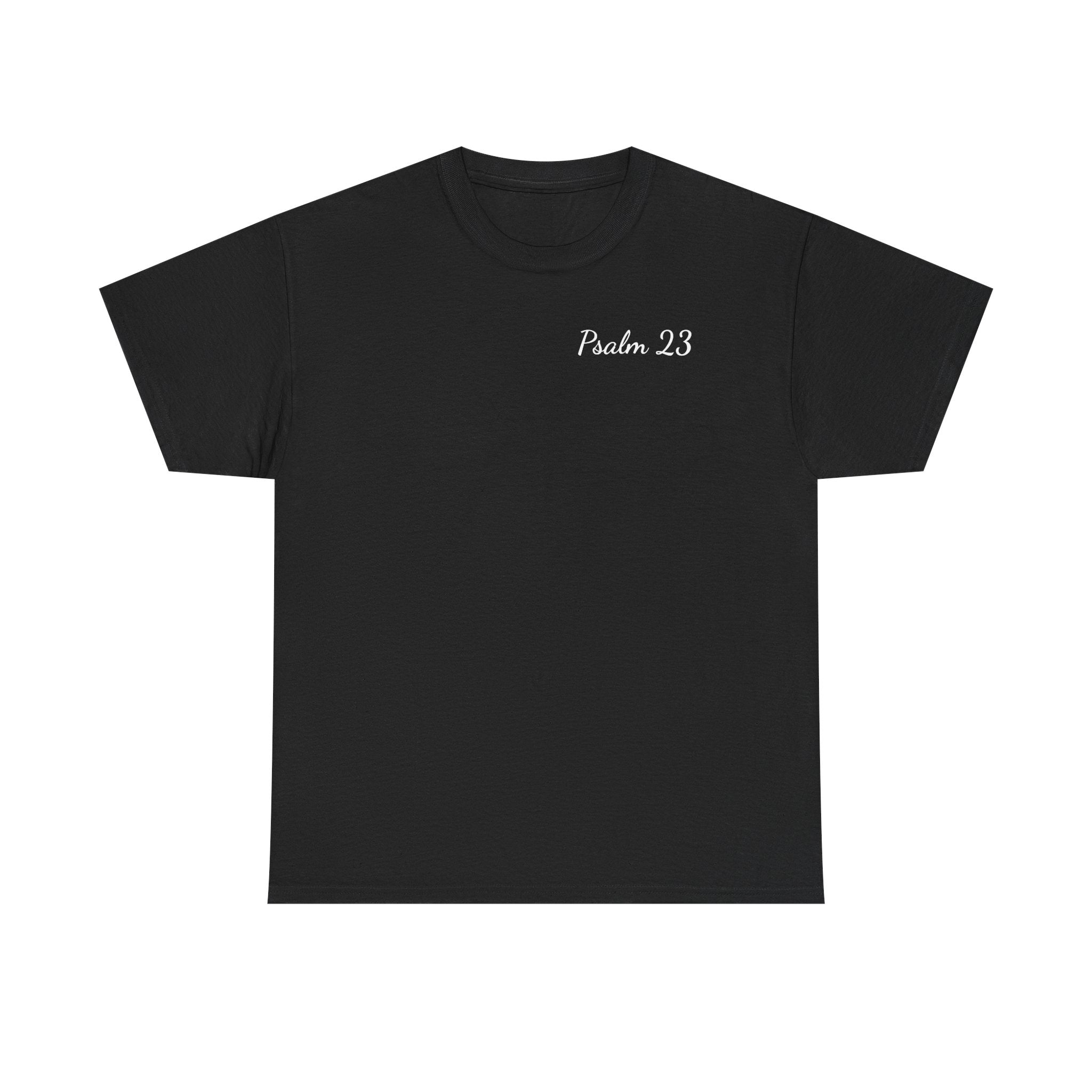 Cotton Tee with Psalm 23 Quoted