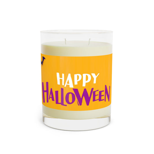 Halloween Scented Candle - Full Glass, 11oz, Spooky Decor for Fall, Autumn Gifts, Witchy Vibes, Fragrant Home Candle, Trick or Treat!