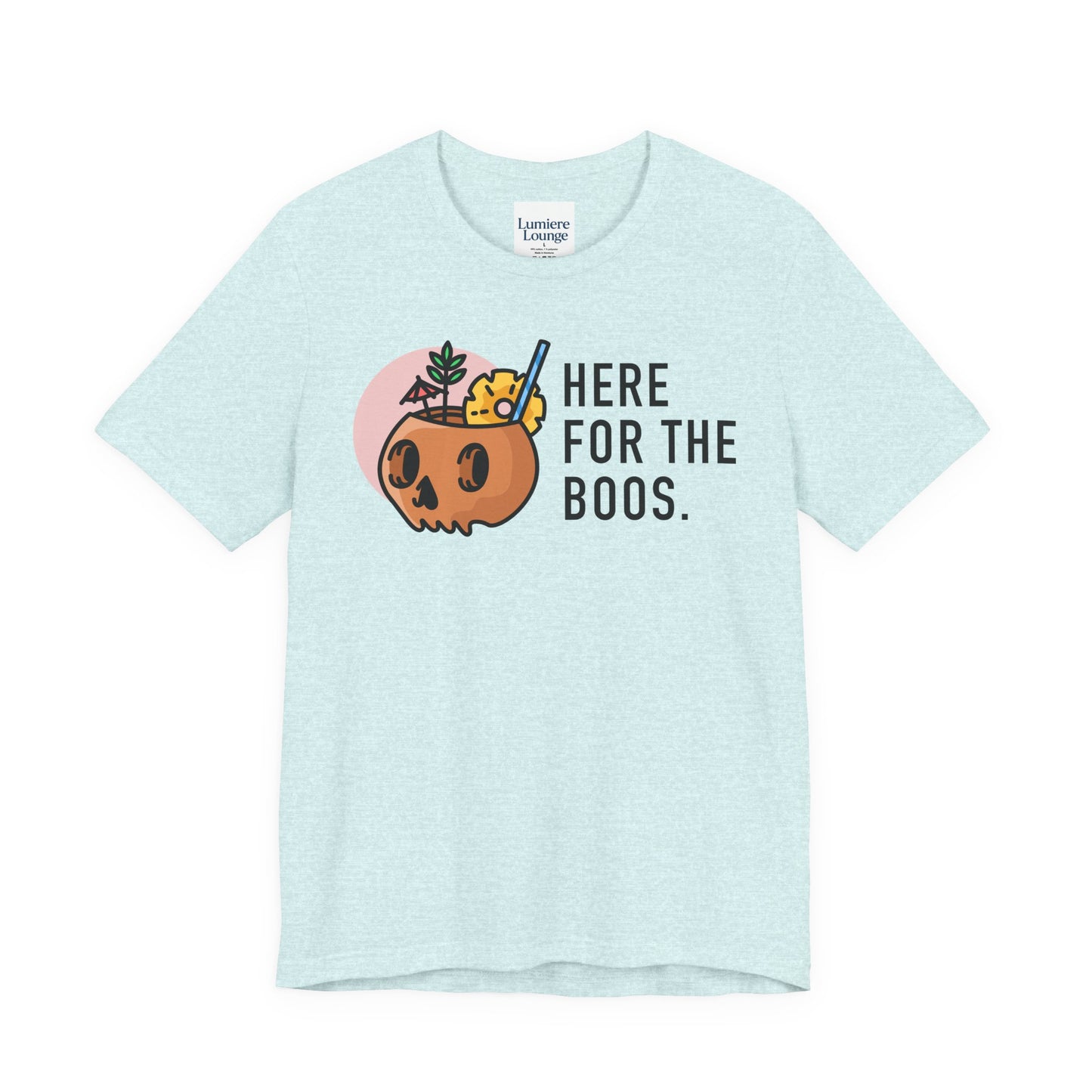 Halloween Graphic Tee - Here for the Boos Funny T-Shirt, Unisex Spooky shirt