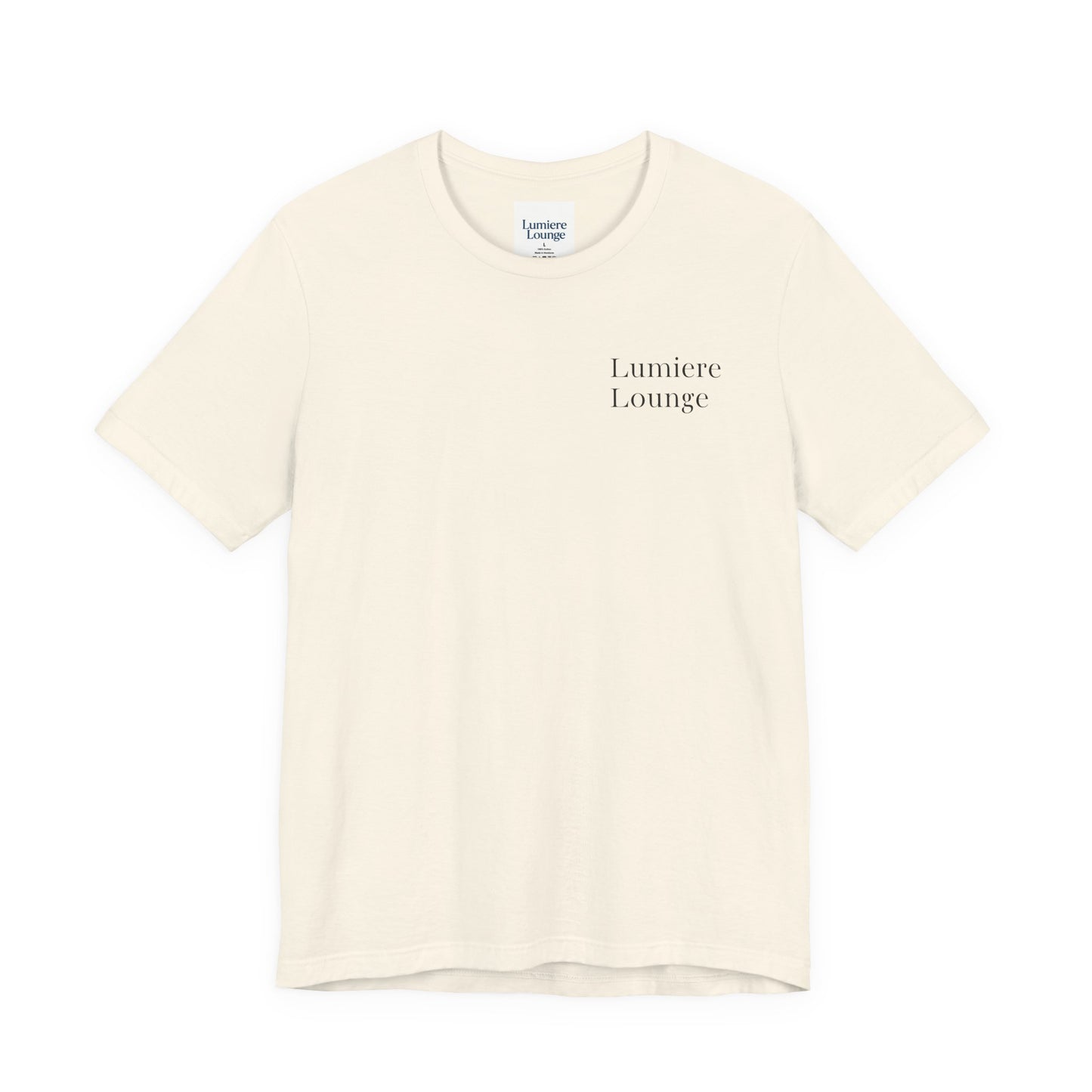 Lumiere Lounge Unisex Jersey Tee - Cozy Casual Wear for Every Occasion, Gift for Friends, Graphic T-Shirt, Lounge Wear, Summer Style
