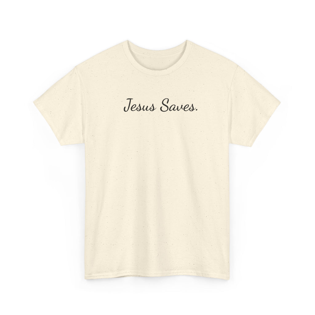 Jesus Saves Heavy Cotton Tee