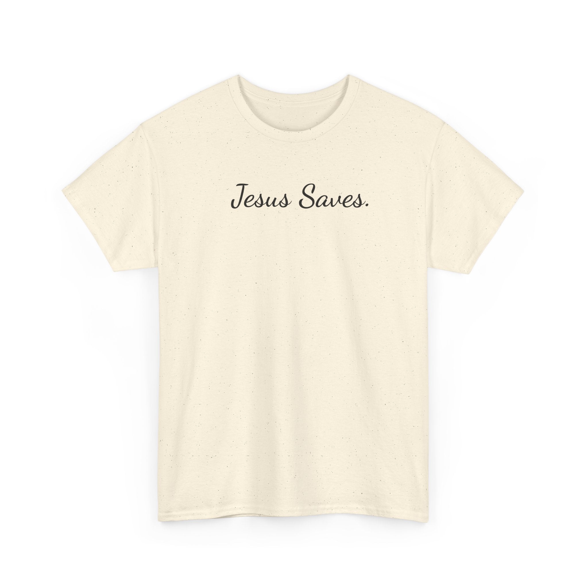 Jesus Saves Heavy Cotton Tee