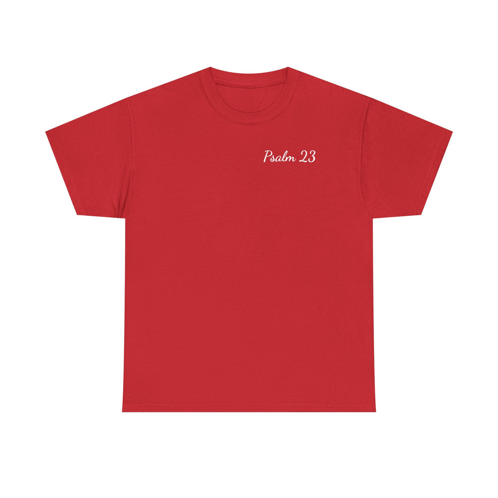Cotton Tee with Psalm 23 Quoted