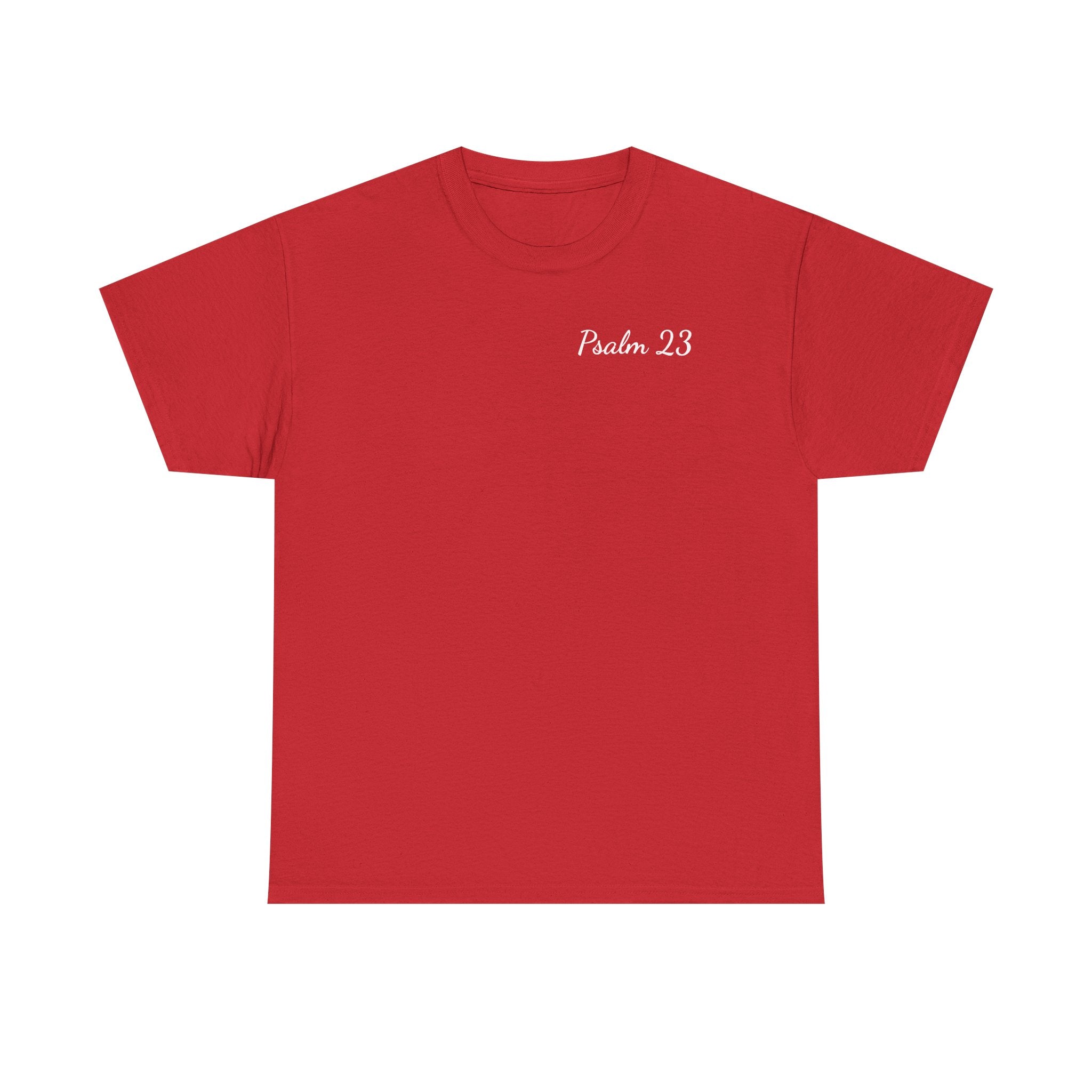 Cotton Tee with Psalm 23 Quoted