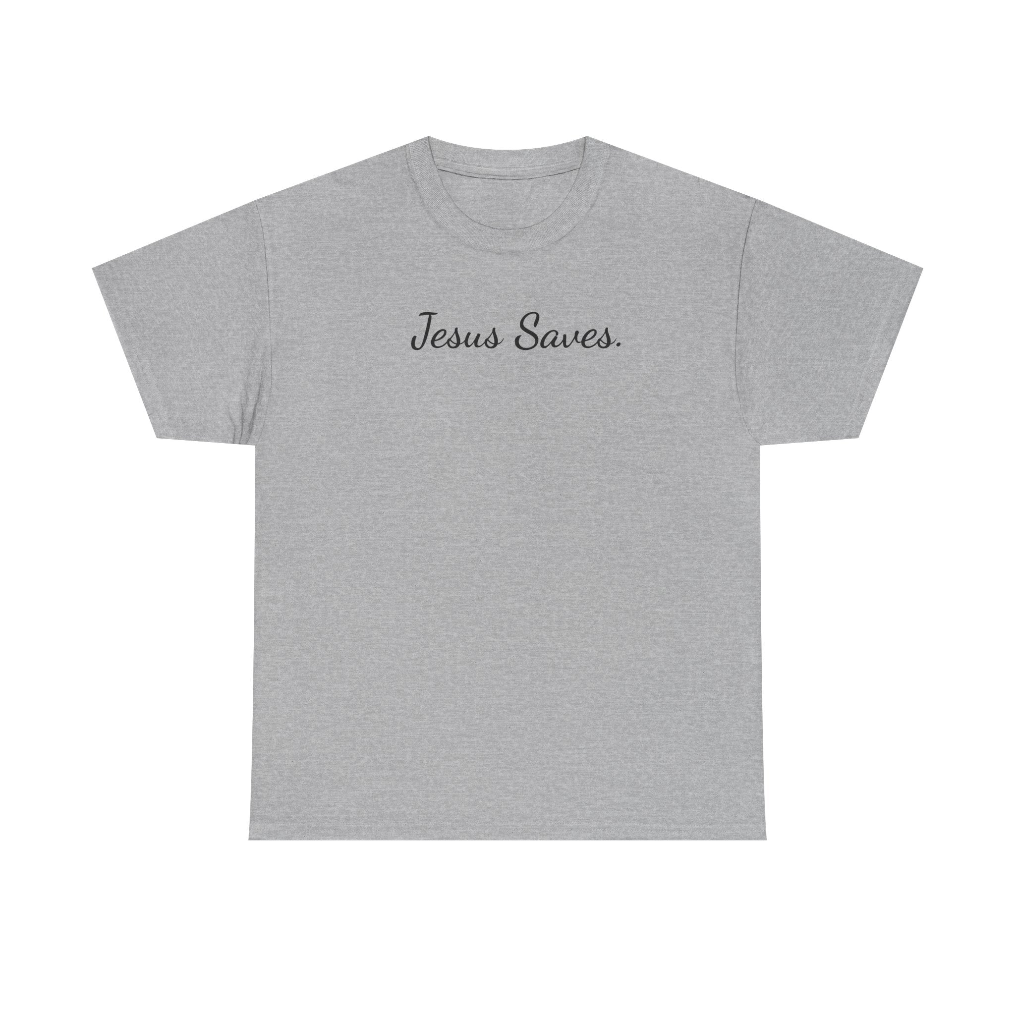 Jesus Saves Heavy Cotton Tee