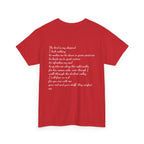 Cotton Tee with Psalm 23 Quoted