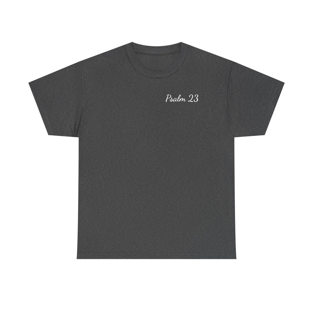 Cotton Tee with Psalm 23 Quoted