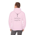 Christian Saved by Grace Living by Faith Hoodie