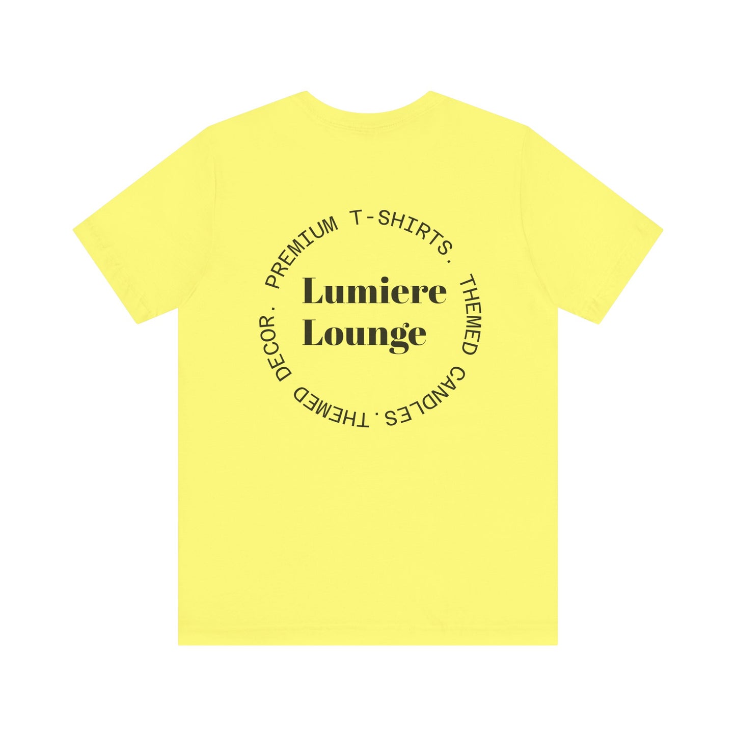 Lumiere Lounge Unisex Jersey Tee - Cozy Casual Wear for Every Occasion, Gift for Friends, Graphic T-Shirt, Lounge Wear, Summer Style