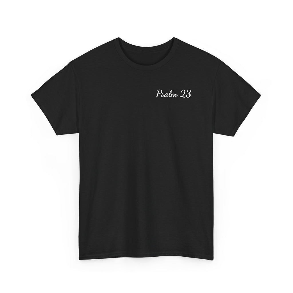 Cotton Tee with Psalm 23 Quoted
