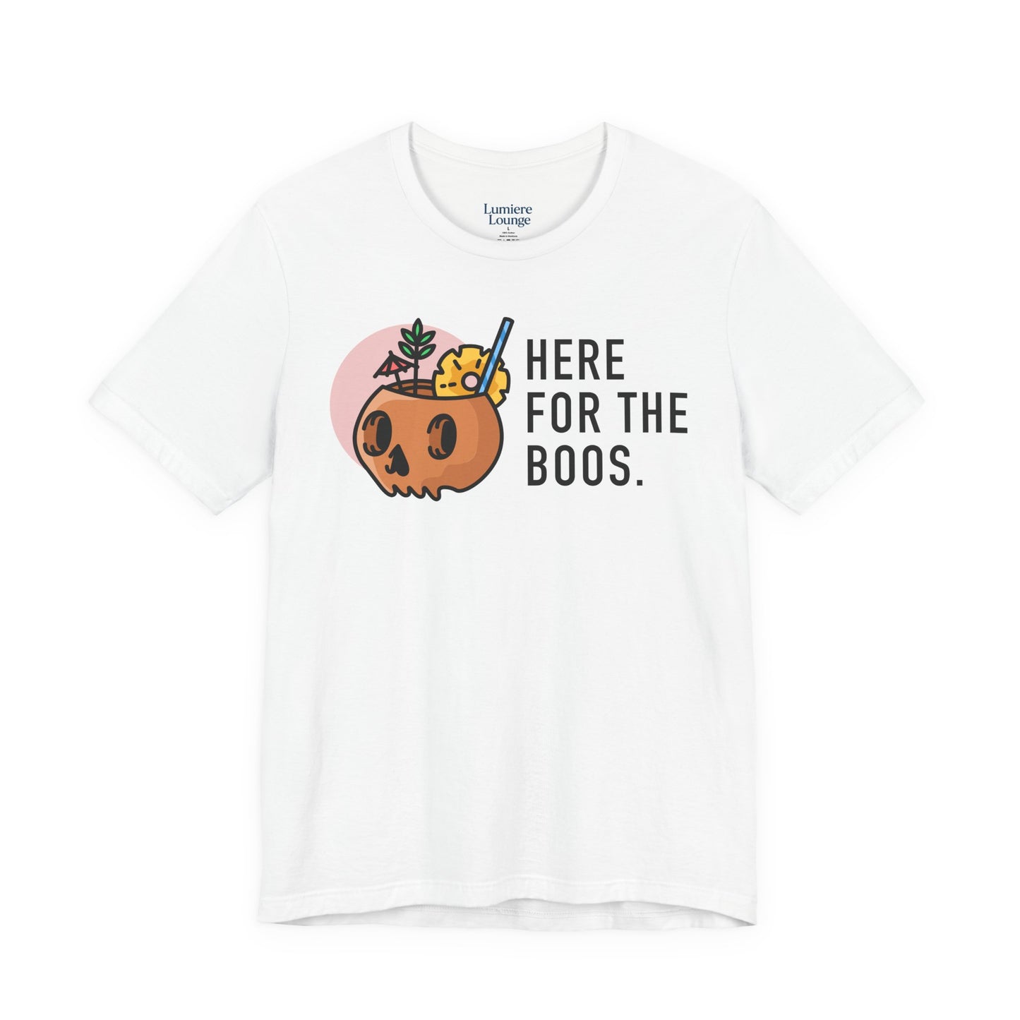 Halloween Graphic Tee - Here for the Boos Funny T-Shirt, Unisex Spooky shirt