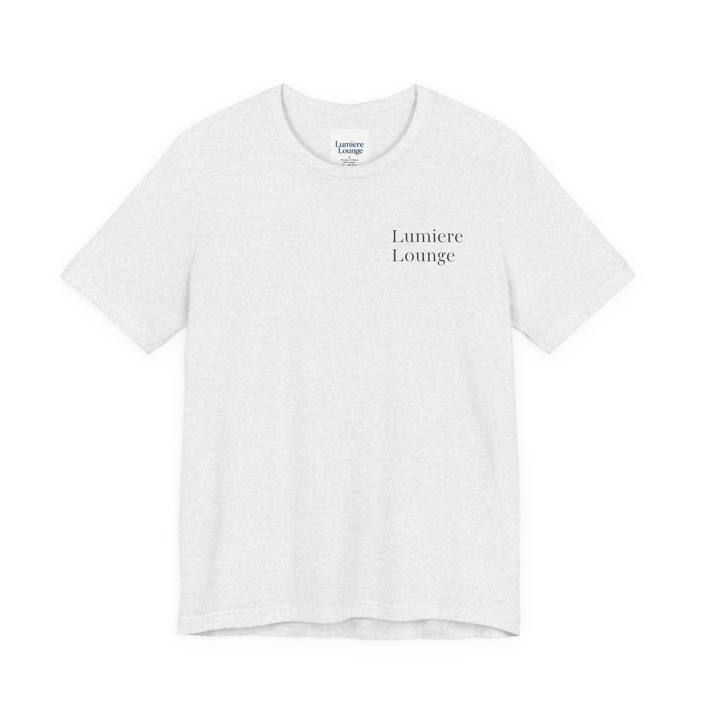 Lumiere Lounge Unisex Jersey Tee - Cozy Casual Wear for Every Occasion, Gift for Friends, Graphic T-Shirt, Lounge Wear, Summer Style