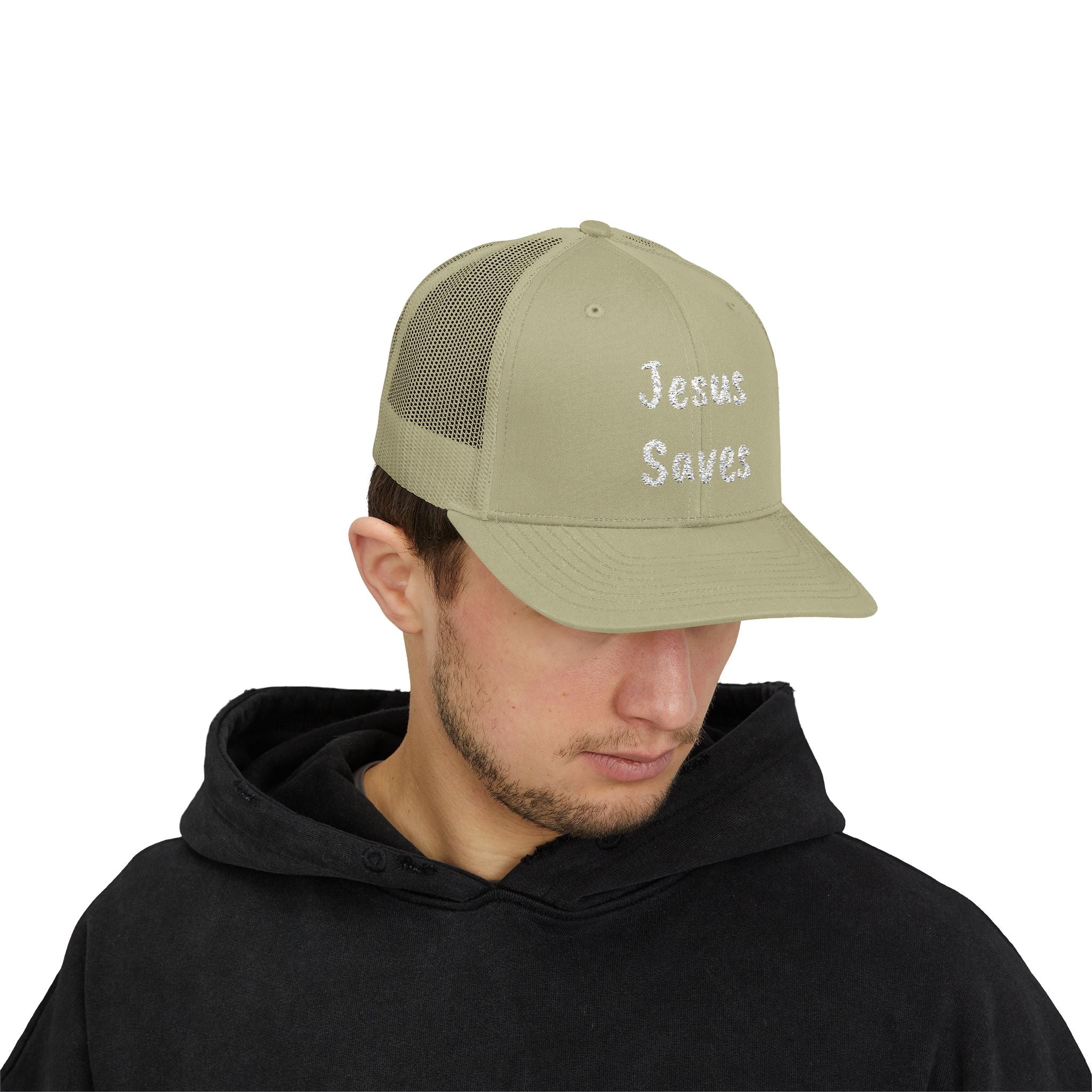 Christian Jesus Saves Snapback Trucker Cap Hat
