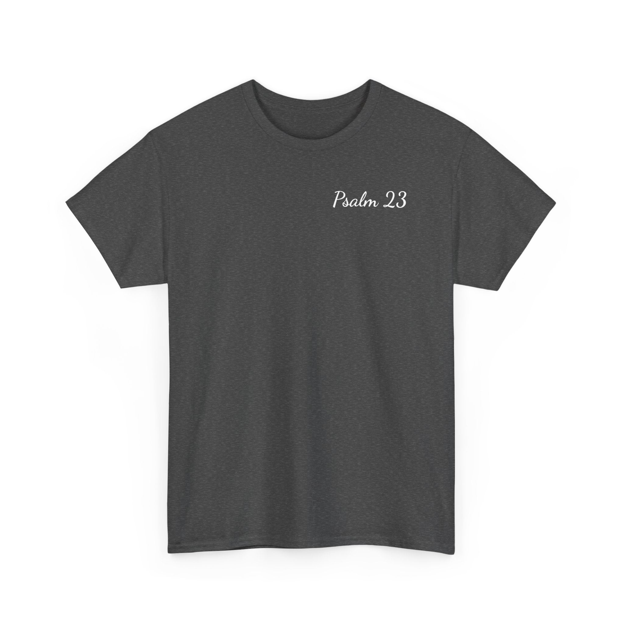 Cotton Tee with Psalm 23 Quoted