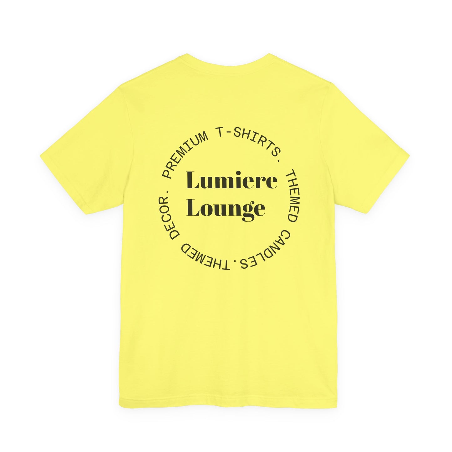 Lumiere Lounge Unisex Jersey Tee - Cozy Casual Wear for Every Occasion, Gift for Friends, Graphic T-Shirt, Lounge Wear, Summer Style