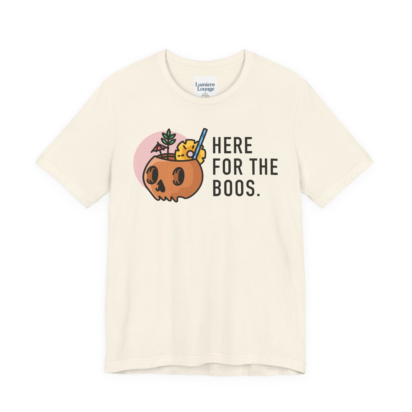 Halloween Graphic Tee - Here for the Boos Funny T-Shirt, Unisex Spooky shirt