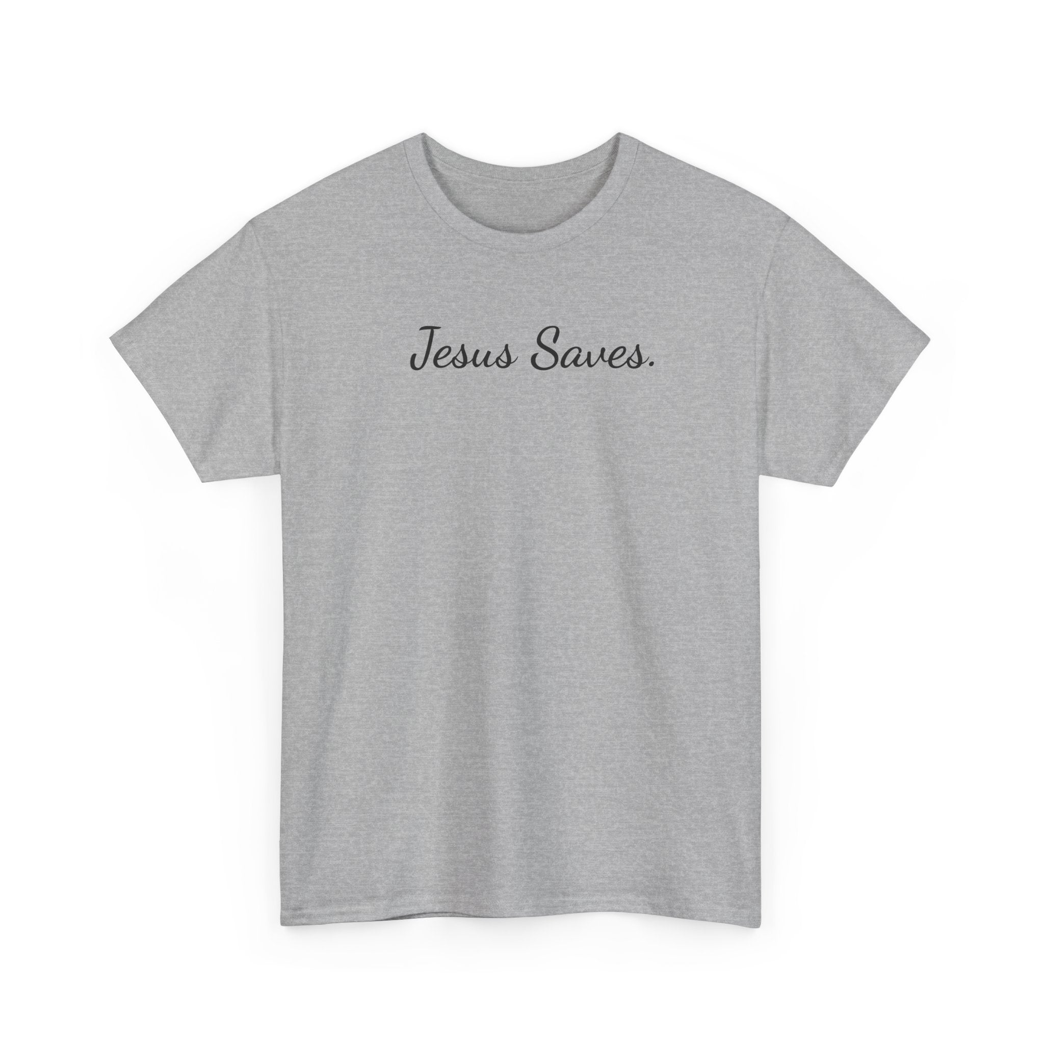 Jesus Saves Heavy Cotton Tee