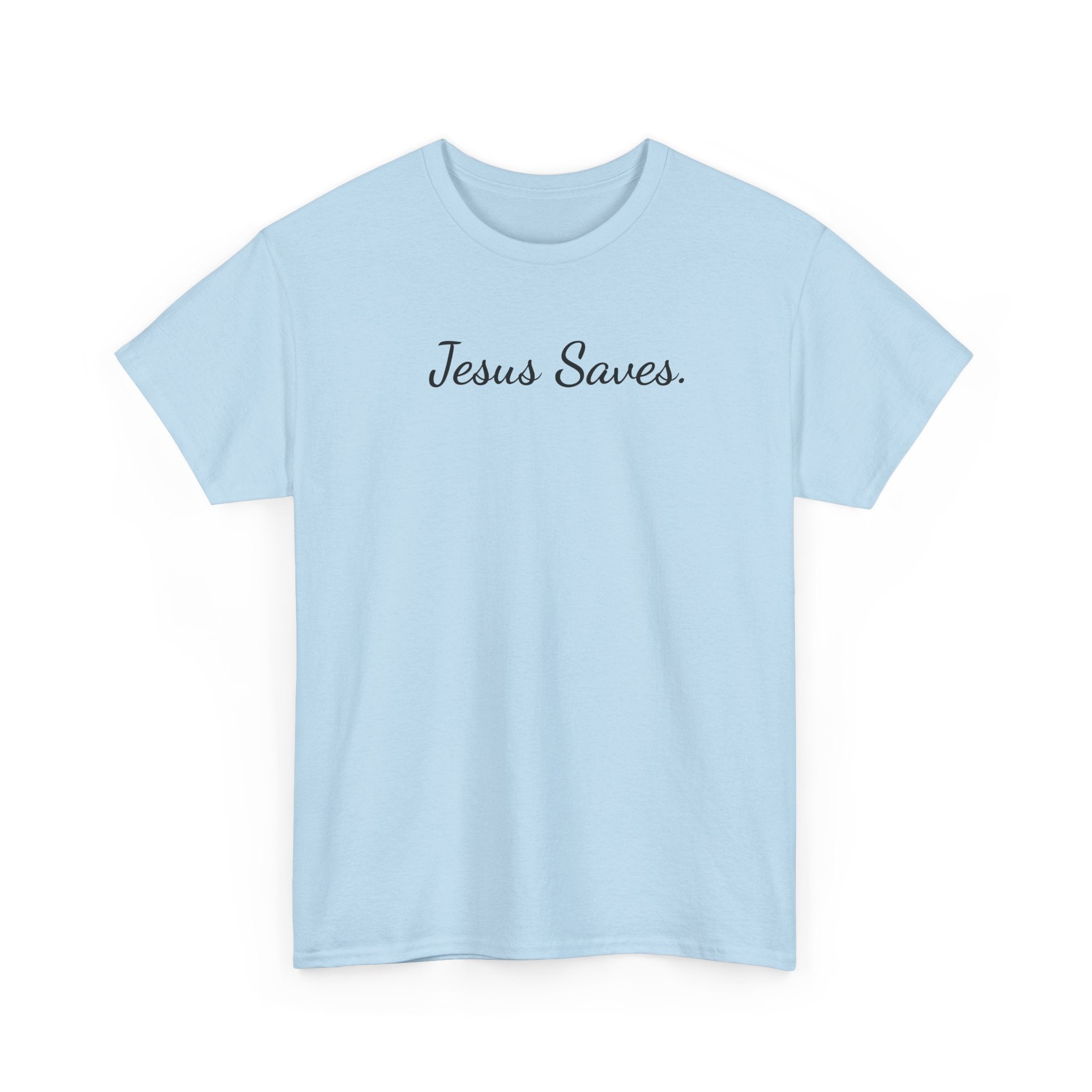 Jesus Saves Heavy Cotton Tee