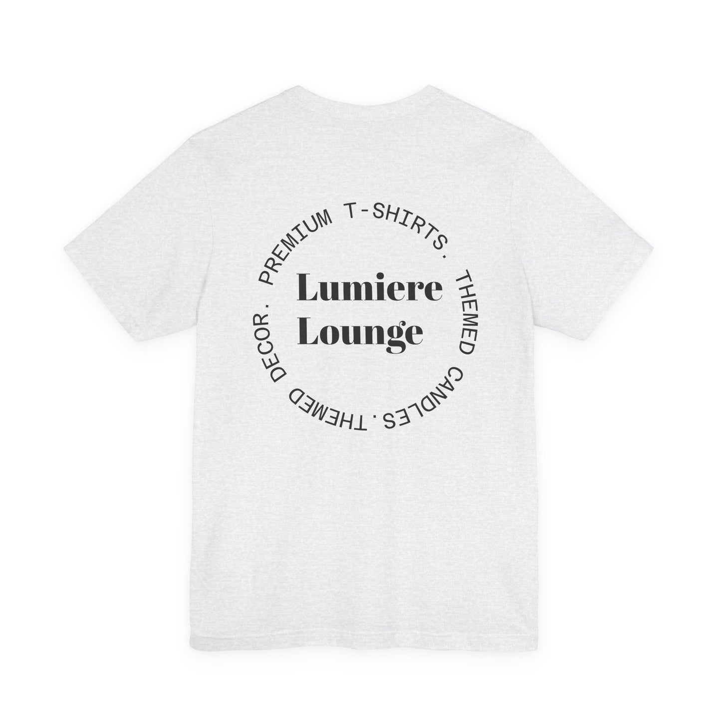 Lumiere Lounge Unisex Jersey Tee - Cozy Casual Wear for Every Occasion, Gift for Friends, Graphic T-Shirt, Lounge Wear, Summer Style
