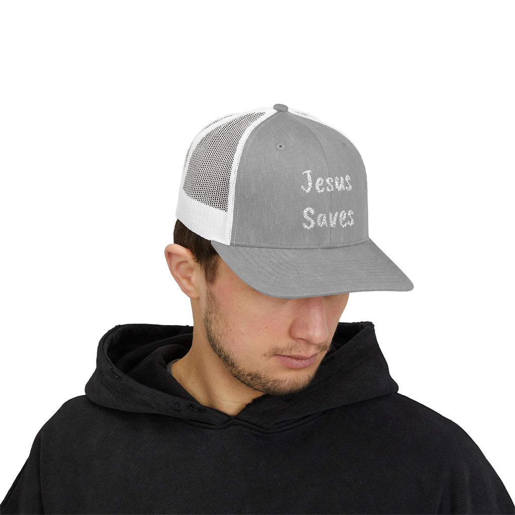 Christian Jesus Saves Snapback Trucker Cap Hat