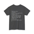 Cotton Tee with Psalm 23 Quoted
