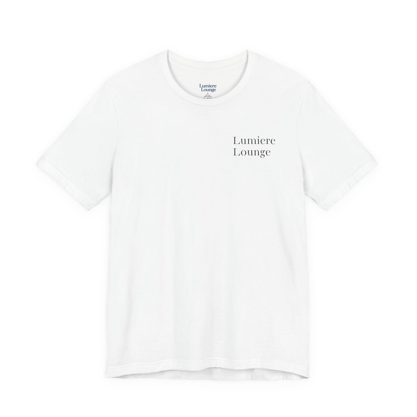 Lumiere Lounge Unisex Jersey Tee - Cozy Casual Wear for Every Occasion, Gift for Friends, Graphic T-Shirt, Lounge Wear, Summer Style