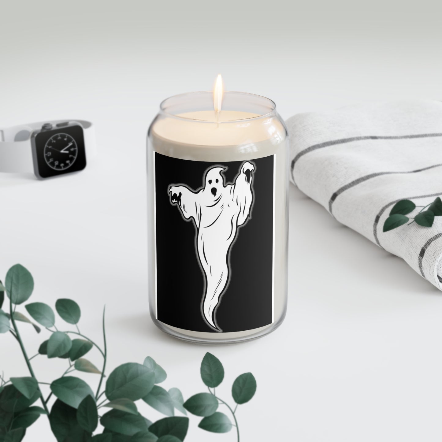 Ghostly Scented Soy Candle – Perfect for Halloween, Home Decor, Relaxation, Gifts, and Cozy Nights